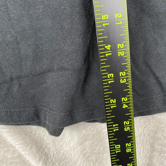 Carhartt Women's T-Shirt L 12/14 Black V-Neck Relaxed Fit Cotton/Polyester - Picture 3 of 9